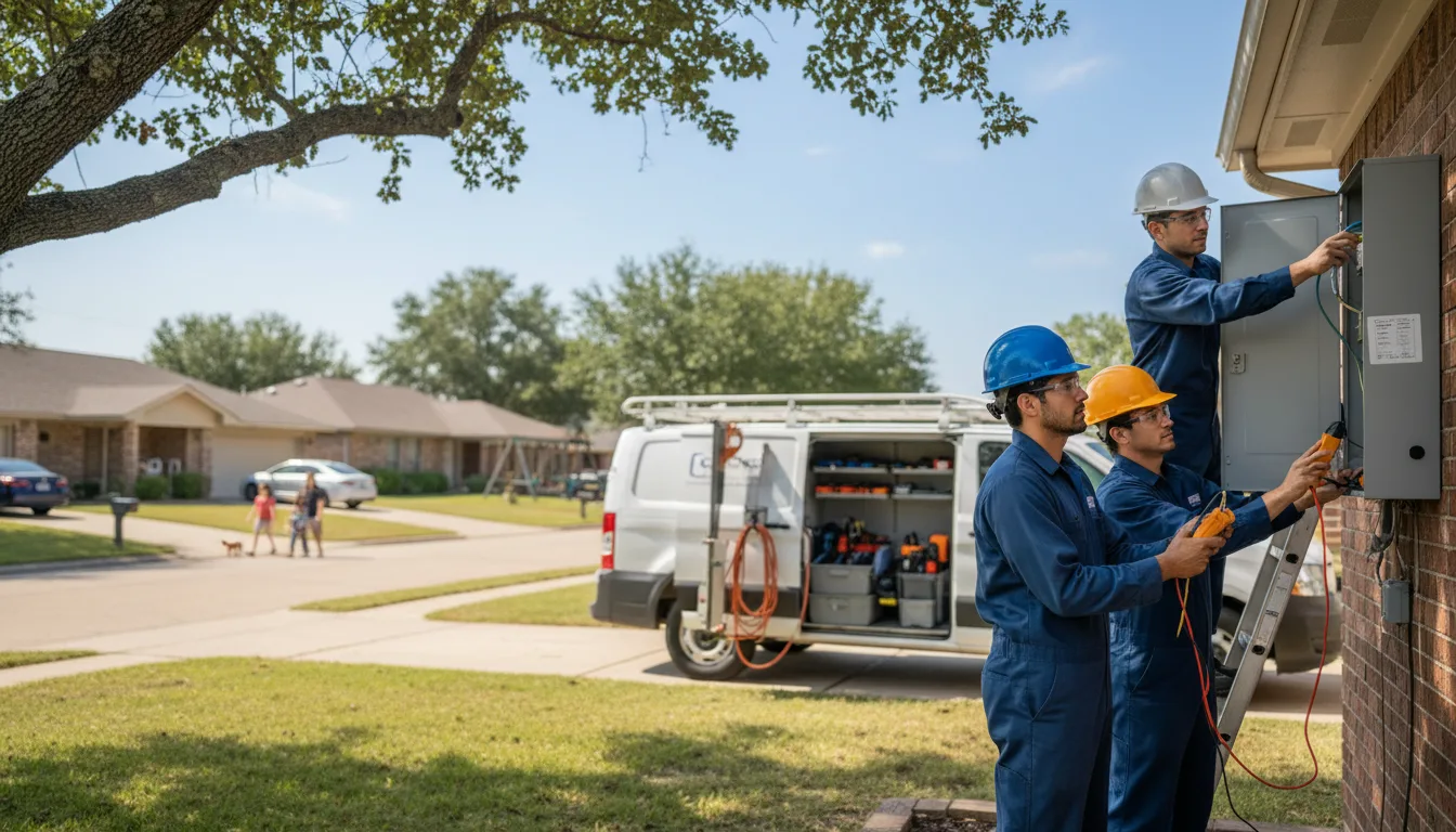 Certified electrician providing emergency electrical services in Holladay, TN